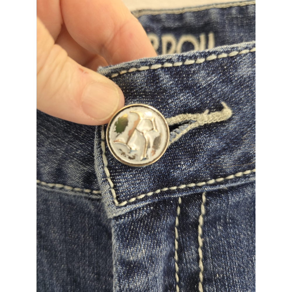 Rock And Roll Cowgirl Boyfriend Denim Jeans. Cot/span. Ladies Size 30x32 - Picture 5 of 14